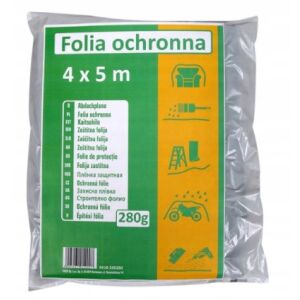 Építőipari védőfesték fólia 280g 4 x 5m