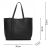 Torebka damska shopper czarna duża pojemna skórka szkoła praca uniwersalna 146288680