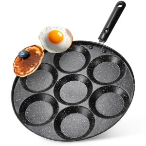 Gránit tojásforma 7 lyukú BASIC LINE 30 cm 146292759 - Palacsintasütő