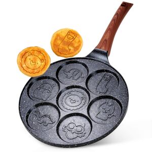 Gránit tojásforma 7 lyukú BLACK&WOOD 26 cm 146290128 - Palacsintasütő