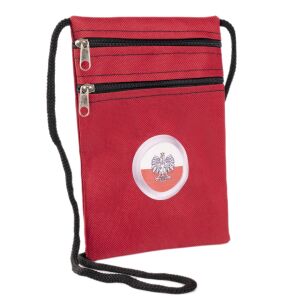 Útlevéltok lengyel zászlóval SPP-1-ZW RED