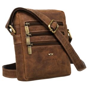 PTN 250-NSH-4857 barna bőr táska 146290793 - Válltáska