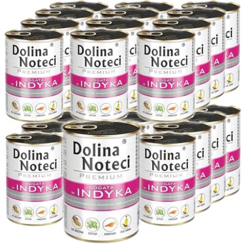 Dolina Noteci Prémium Nedves Kutyaeledel PÚLYKÁVAL Konzerv 24x400g 146291359