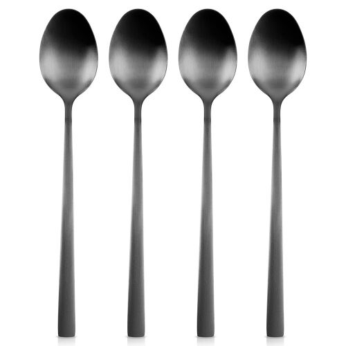 Fekete acél koktélkanál 4 db. 146292061