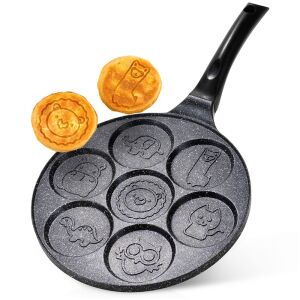 Gránit tojásforma 7 lyukú BASIC LINE 26 cm 146292126 - Palacsintasütő