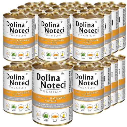 Dolina Noteci Prémium Nedves Kutyaeledel Kacsával és Tökbelekkel Konzerv 24x400g