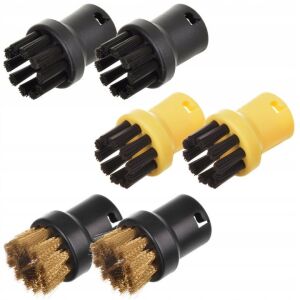 Kefe csomag Karcher SC 1-5 gőztisztítókhoz - 4 db műanyag sörtés, 2 db réz sörtés kefe (2.863-264.0 cikkszám kiváltására) 146297080 - Gőztisztító kiegészítő