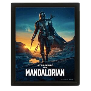 Star Wars: The Mandalorian (NIGHTFALL) keretezett poszter 146299016 - Poszter