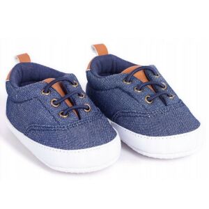 Yoclub Bébi Cipő 6-12 hó - S.kék/barna 146319676 - Puhatalpú cipő, kocsicipő