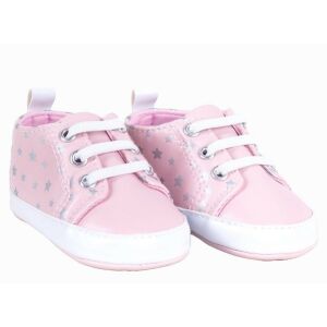 Yoclub Bébi Cipő 6-12 hó - Rózsaszín csillagos 146319690 - Puhatalpú cipő, kocsicipő