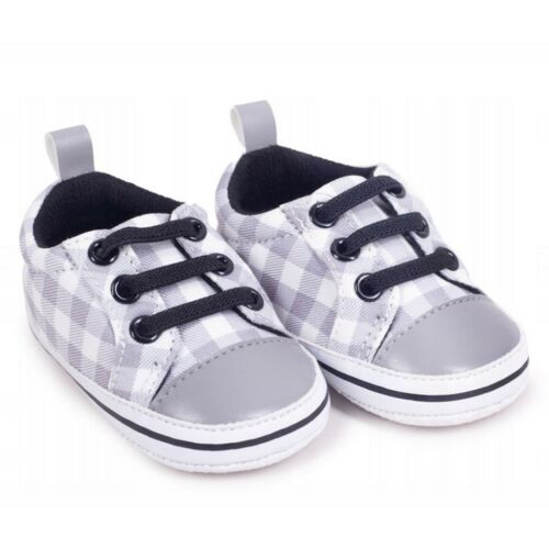 Yoclub Bébi Cipő 0-6 hó - Szürke kockás 146319721