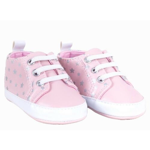 Yoclub Bébi Cipő 0-6 hó - Rózsaszín csillagos 146319747