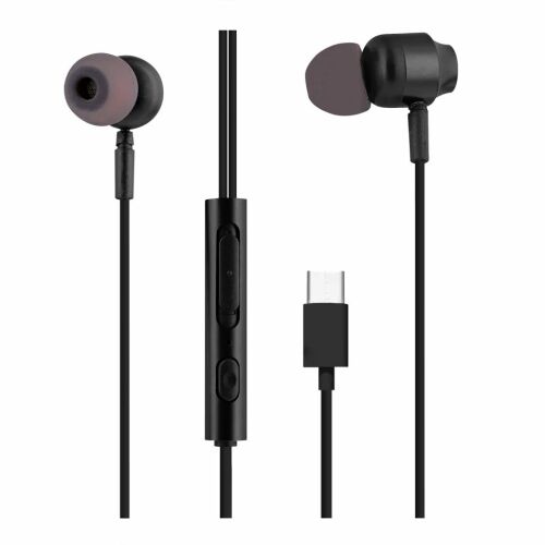 T'nB C-Buds Vezetékes USB C Fekete Headset 146321378