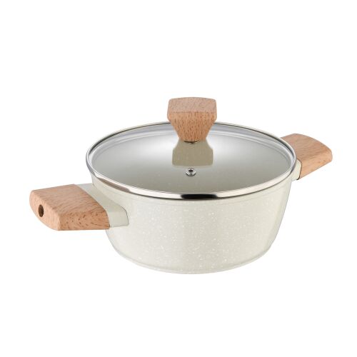 Bergner BG-34745-CR Lábas Fedővel 20cm 2.4L Naturally