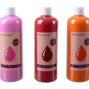 Maaleo plakátfesték készlet - 12x500ml 146323425 - Dekorációs kellék