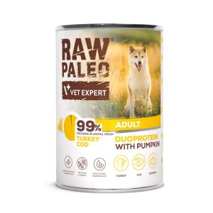 Raw Paleo Pulyka&Tőkehal Felnőtt Konzerv 400g
