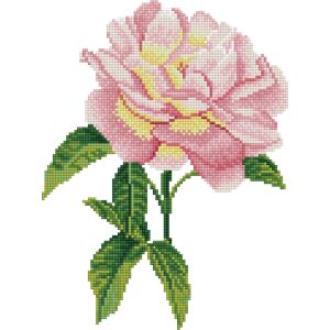 PROMO Gyémánthímzés Diamond Dotz Rózsa rózsaszín 35,7x43,7cm DD5069