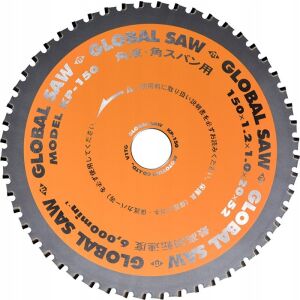 GLOBAL SAW Tăietor de disc pentru tăierea tablei trapezoidale GLOBAL SAW 150 x 1,2/1,0 x 20mm / 52z CERMET 146324914 - Instrument