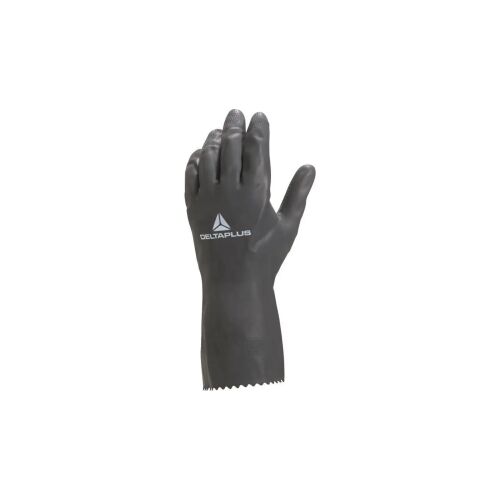 Mănuși din neopren combinate cu latex flocat lungime 30 cm grosime 070 mm culoare neagră dimensiune 9/10 MAIN VE530BM09 146325223