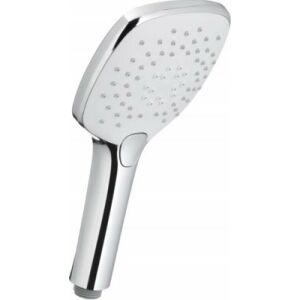 KFA ANGELIT MÂNER SPRAY 3 FUNCȚII, CU BUTON, PĂTRAT, ALB-CROM 146325366 - Cap de duș