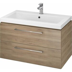 Set dulap baie Lara nuc+ lavoar Como 80 Cersanit 146325812 - Mobilier de baie