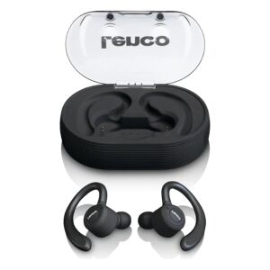 Lenco EPB-460BK fejhallgató/fejhallgató készlet True Wireless Stereo (TWS) Fülestílus Sport Micro-USB Bluetooth Fekete