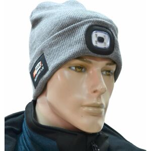 AWTOOLS SAPKA LED FÉNYES 120lm NAVY