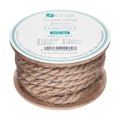 Cablu de iută DP Craft DPCRAFT 4mm x 5m Dalprint 146325971