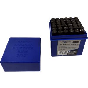 SZÁMLÁLÓ KÉSZLET 36 darab 8mm EZÜST