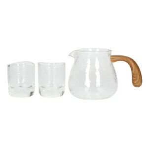 Timemore - Chuiwen Patterned Server Set - Zestaw 2 szklanki 70ml + dzbanek 400ml 146326207 - Zestaw do kawy i herbaty
