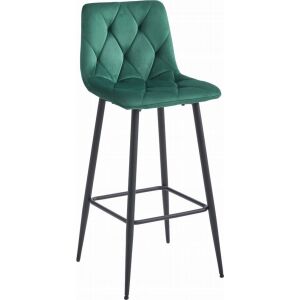 Leobert Hoker NADO - sötétzöld bársony/lábak fekete x 3