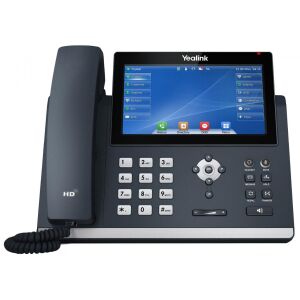 Yealink SIP-T48U - VoIP telefon - Háromirányú hívás képesség - SIP, SIP v2, SRTP - 16 vonal - klasszikus szürke 146326273 - VoIP berendezés