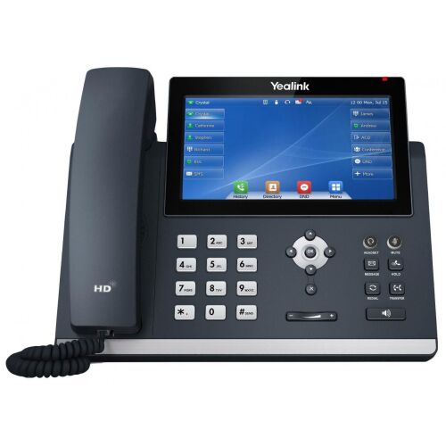 Yealink SIP-T48U - VoIP telefon - Háromirányú hívás képesség - SIP, SIP v2, SRTP - 16 vonal - klasszikus szürke 146326273