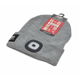 AWTOOLS SAPKA LED FÉNYES 120lm SZÜRKE