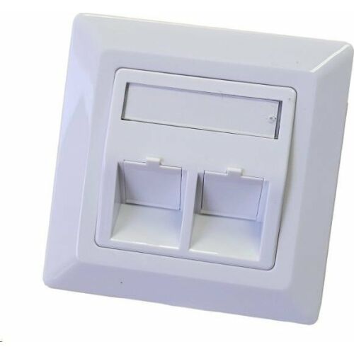 Univerzális beépítetlen aljzat 2 port - 80x80 146326628