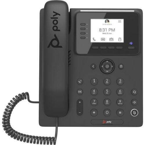 POLY CCX 350 VoIP telefon Fekete LCD 146326629