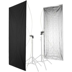Falcon RR-5684SB1 kétoldalas panel 142x213cm Ezüst/Fekete 146326717 - Stúdiófény és Reflektor