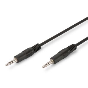 DIGITUS Kabel połączeniowy audio, stereo, 1,5m, czarny 146327091 - Kabel