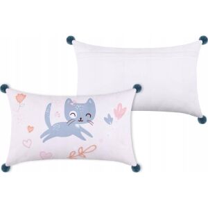 ZOELINE gyermekpárna pomponokkal, 30 x 50 cm