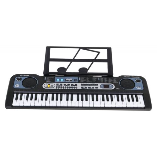 Keyboard z podświetlanymi klawiszami dla dzieci 5+ Mikrofon Stojak na nuty - model nr 6119 146327407