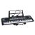 Keyboard z podświetlanymi klawiszami dla dzieci 5+ Mikrofon Stojak na nuty - model nr 6119 146327407