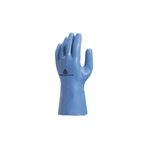 Mănuși din latex cu căptușeală din jerseu, lungime 30 cm, culoare albastru, mărime 9/10 MAIN VE920BL09 146327473