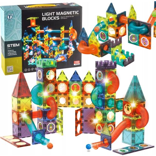 Egaleco B41C3 MÁGNESES ÉPÍTŐKOCKA GOLYÓPÁLYA 110 146327588