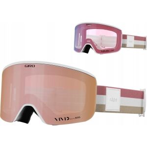Téli síveg GIRO ELLA WHITE LX STRIPE (VIVID ROSE GOLD 00% S3 + VIVID INFRARED 62% S1 lencse) (ÚJ 2024/2025) 146327600 - Síelés