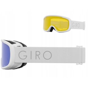 GIRO MOXIE WHITE CORE LIGHT téli szemüveg (GREY COBALT 8-18% S3 lencse + YELLOW 77% S1 lencse) (ÚJ 2023/2024)