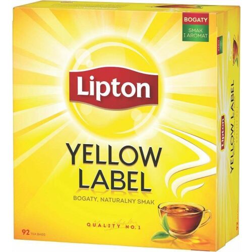 Lipton Yellow Label Fekete tea tasakos 92 db 146327952
