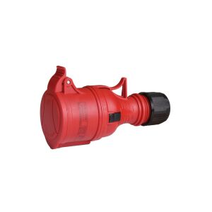 Priză portabilă 32A 5P 400V roșu TWIST GPP TIP B 32/5 IP44 921885 146328485 - Conectori și mufe