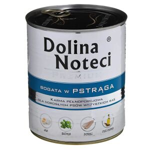 DOLINA NOTECI Premium bogata w pstrąga - mokra karma dla psa - 800g 146328824 - Karma dla psów