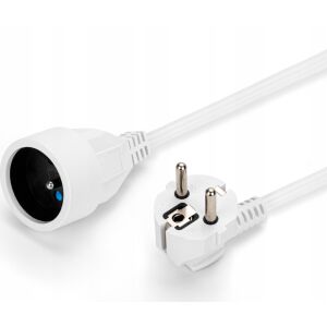 Táphosszabbító kábel dugaszolóaljzat 2m fehér MT117-2 MONTIS 146328969 - Hosszabbító
