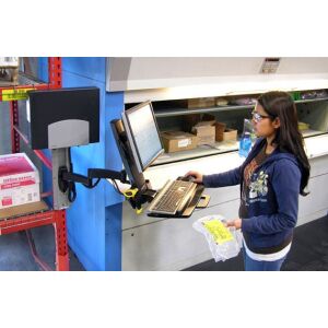 Ergotron Suport 45-230-200/200 Seria Combo Braț negru 146328998 - Standuri și suporturi pentru monitoare